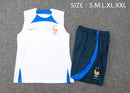 23/24 Conjunto Treino França - Regata - Branco